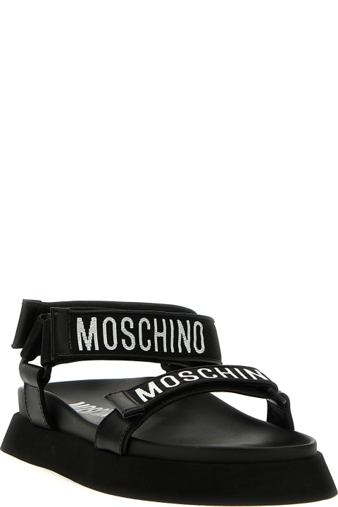 Other Shoes for Men Moschino Logo Sandals