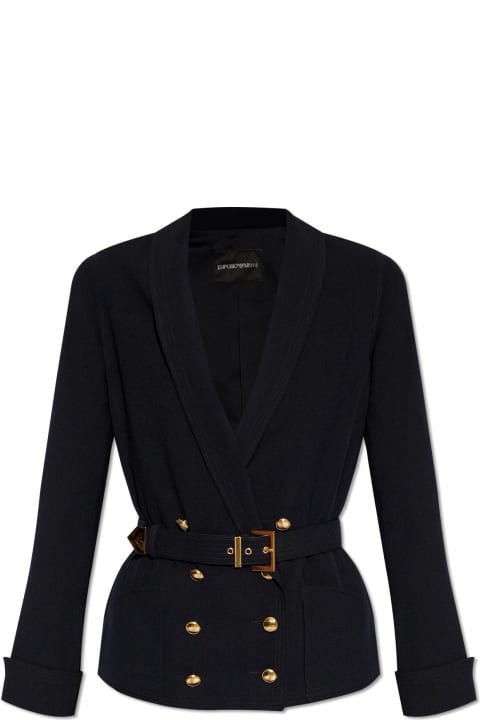 Emporio Armani Coats & Jackets for Women Emporio Armani Emporio Armani Double-breasted Blazer