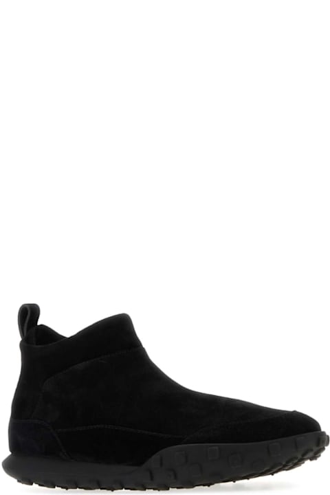 Homeware Jil Sander Black Suede Moon Slip Ons