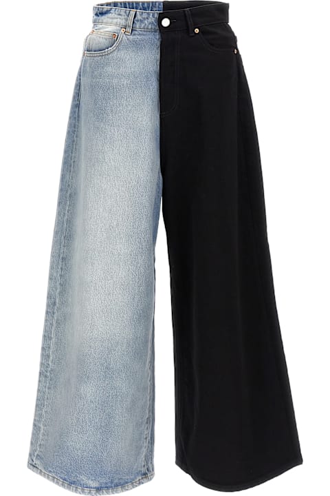 VETEMENTS Jeans for Women VETEMENTS 'split Deconstructed Big Shape' Jeans