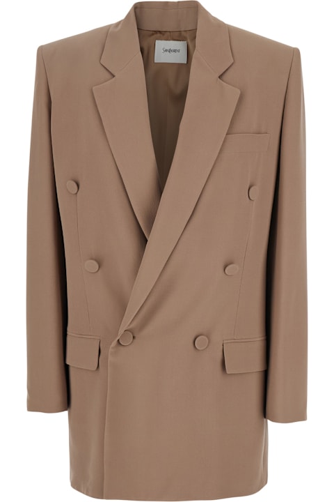 Coats & Jackets for Women Saint Laurent Double-breasted Blazer