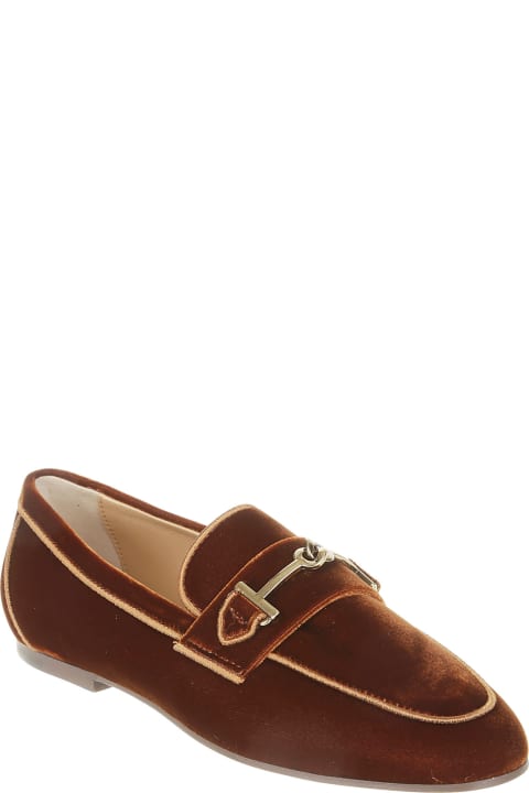 Tod's Flat Shoes for Women Tod's Logo Detail Loafers