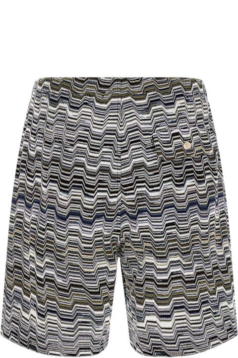 Missoni for Kids Missoni Irregular Zigzag Bermuda Shorts
