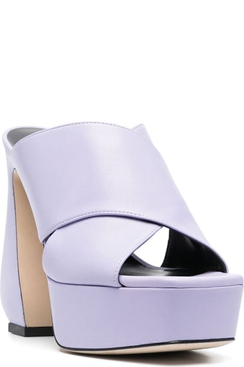Homeware SI Rossi Leather Heel Mules