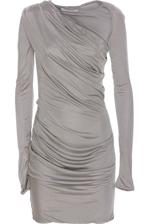 Homeware The Attico Asymmetric-neck Mini Dress