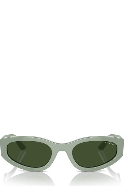 ウィメンズ Vogue Eyewearのアイウェア Vogue Eyewear Vo5585s Full Light Green Sunglasses