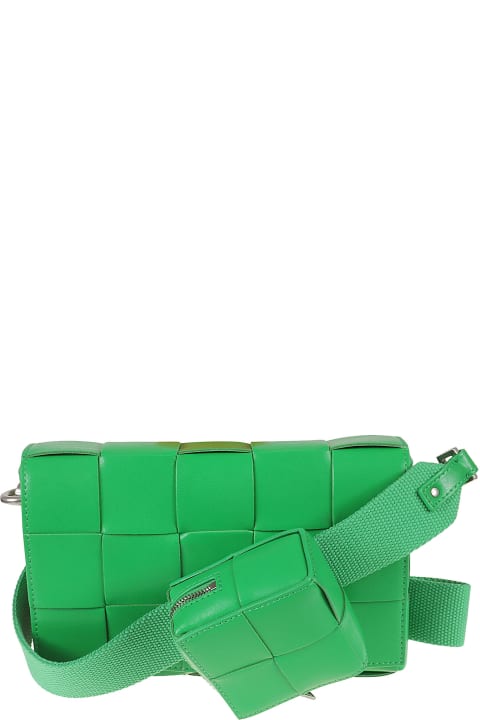 Intreccio Vogue Canvas Shoulder Bag