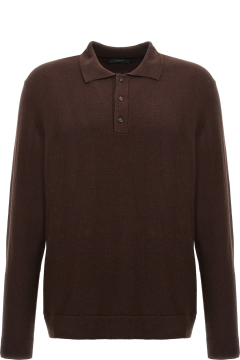 Homeware Zanone Cashmere Wool Polo Shirt