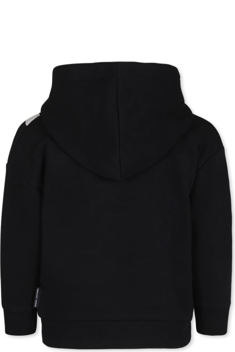 Marc Jacobs Sweaters & Sweatshirts for Girls Marc Jacobs Black Sweatshirt For Boy With Belt Bag Print