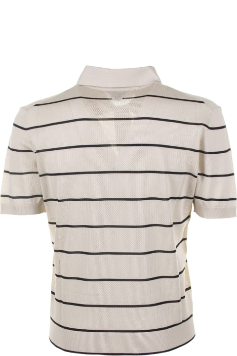 Prada for Men Prada Striped Polo Shirt