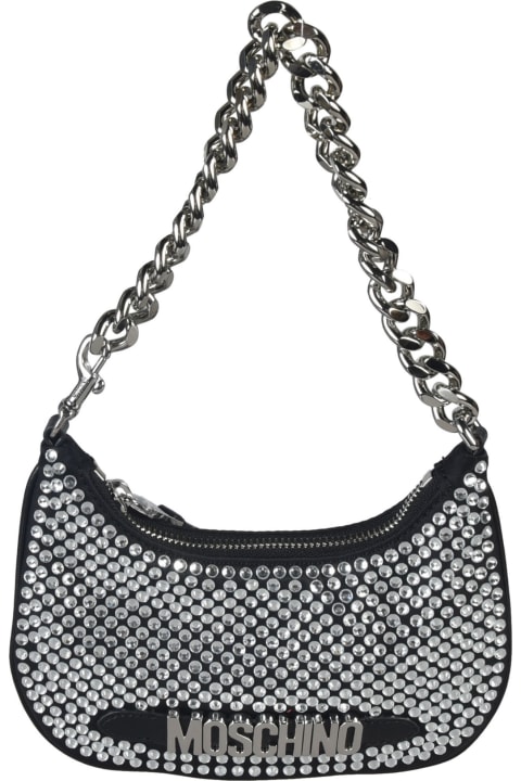 Moschino Crystal-embellished Crossbody Bag