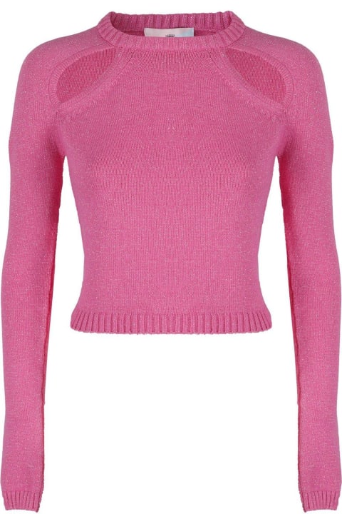 Chiara Ferragni Sweaters for Women Chiara Ferragni Cut-out Detailed Knitted Jumper