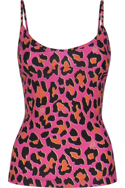 Vacation Wardrobe for Women Pucci Leopard Print Top