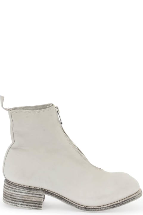 Guidi Shoes for Women Guidi Front Zip Leather Ankle Boots