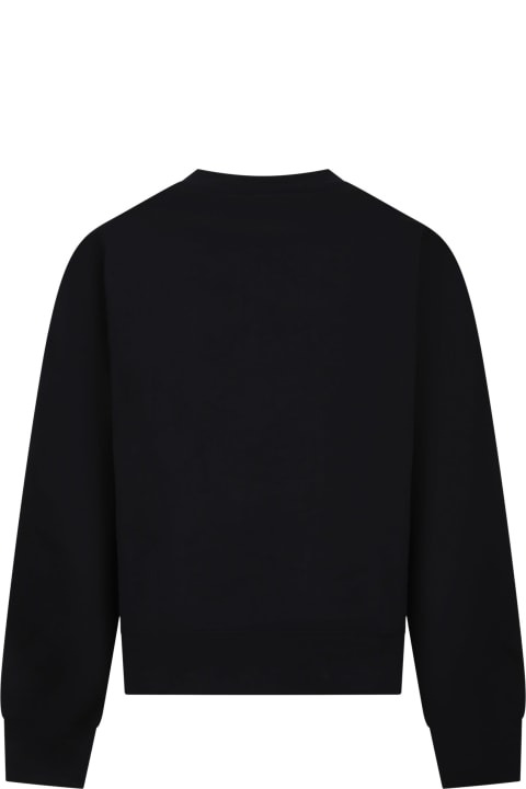 AMIRI Sweaters & Sweatshirts for Boys AMIRI Black Sweatshirt For Kids With Logo