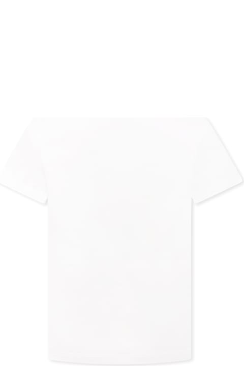 Missoni for Kids Missoni White T-shirt For Boy With Logo