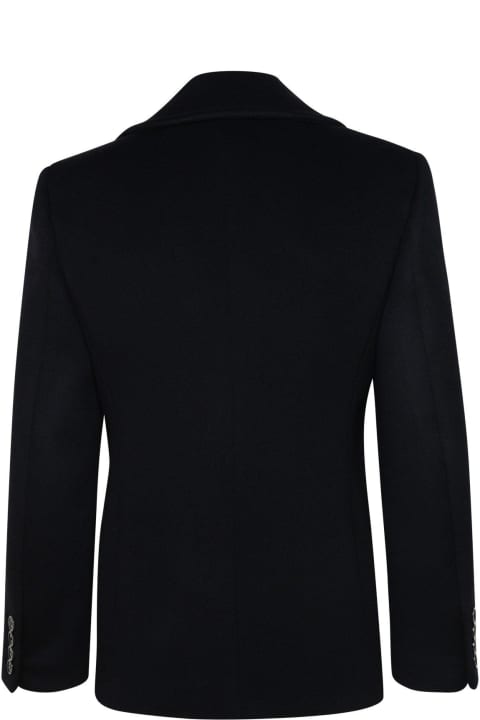 Saint Laurent Coats & Jackets for Men Saint Laurent Double-breasted Wool Coat