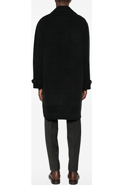 Paolo Pecora for Kids Paolo Pecora Paolo Pecora Checked Double-breasted Coat