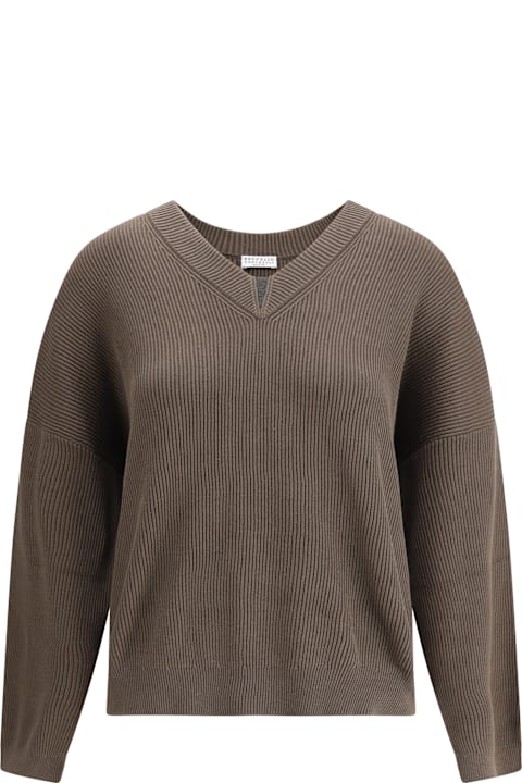 Sweaters Sale for Women Brunello Cucinelli V-neck Sweater