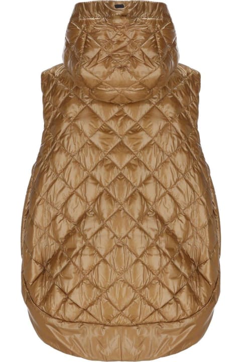 Herno for Women Herno Quilted Sleeveless Hooded Coat