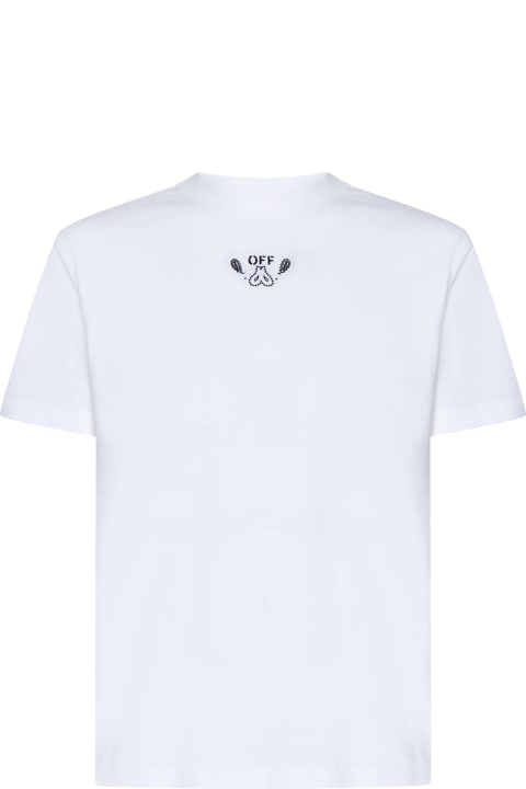 Off-White Sale for Men Off-White Off White Logo Printed Crewneck T-shirt