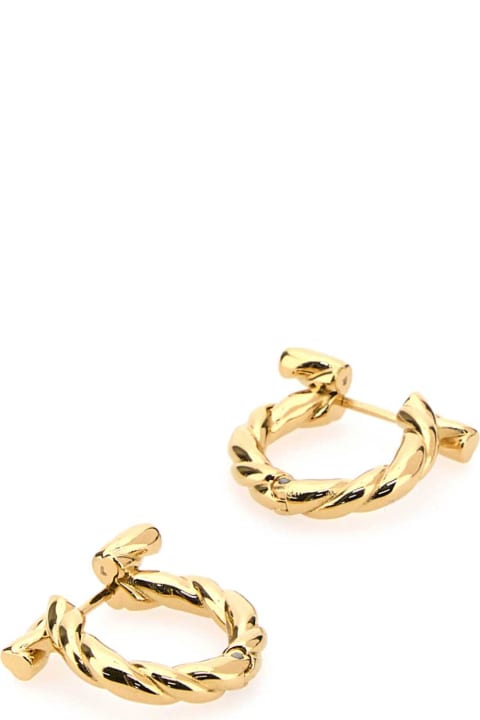 Earrings for Women Ferragamo Gold Metal Gancini Earrings