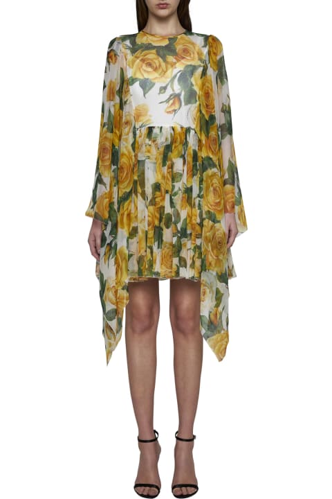 Dolce & Gabbana for Women Dolce & Gabbana Asymmetric Mini Dress