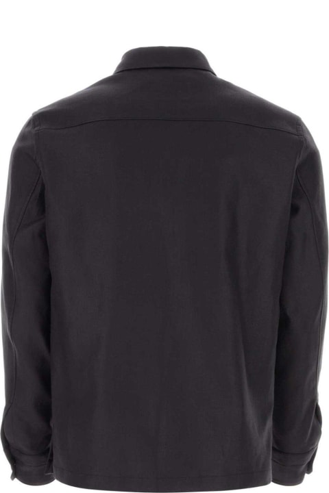 Zegna for Men Zegna Concealed Fastened Overshirt