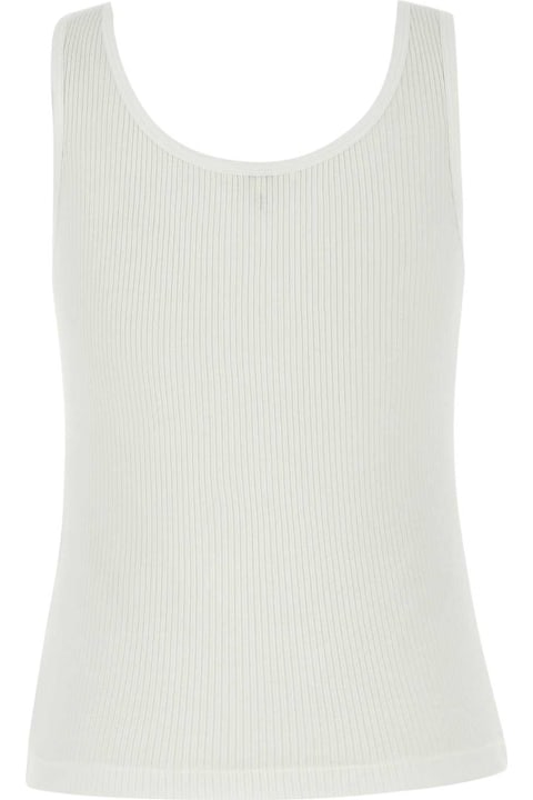 أدوات منزلية Chloé White Cotton Tank Top