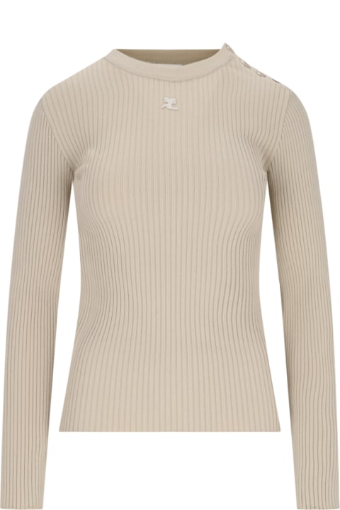 Clothing for Women Courrèges Ribbed Sweater
