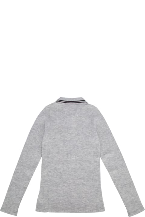 Sale for Kids Brunello Cucinelli Polo Sweater