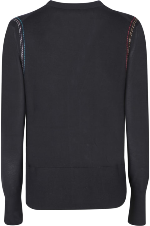 Paul Smith Sweaters for Women Paul Smith Buttoned Multicolor/black Cardigan