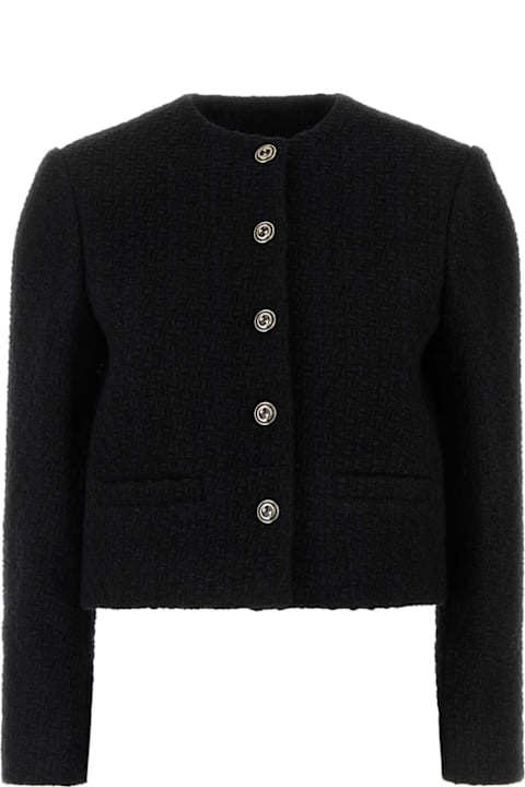 Gucci for Women Gucci Black Tweed Blazer