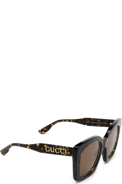 ウィメンズ Gucci Eyewearのアイウェア Gucci Eyewear Gg1151s Havana Sunglasses