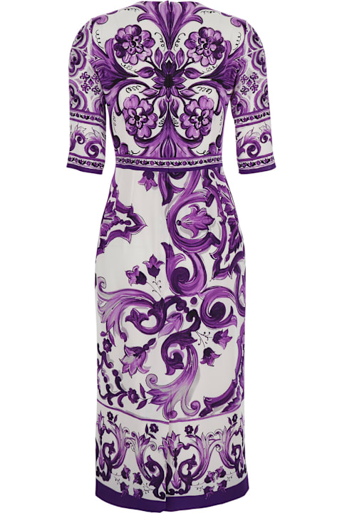 Homeware Dolce & Gabbana Maiolica Print Dress