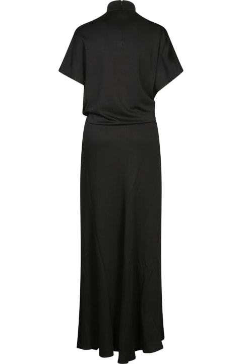 Roberto Cavalli for Women Roberto Cavalli Long Black Jersey Dress