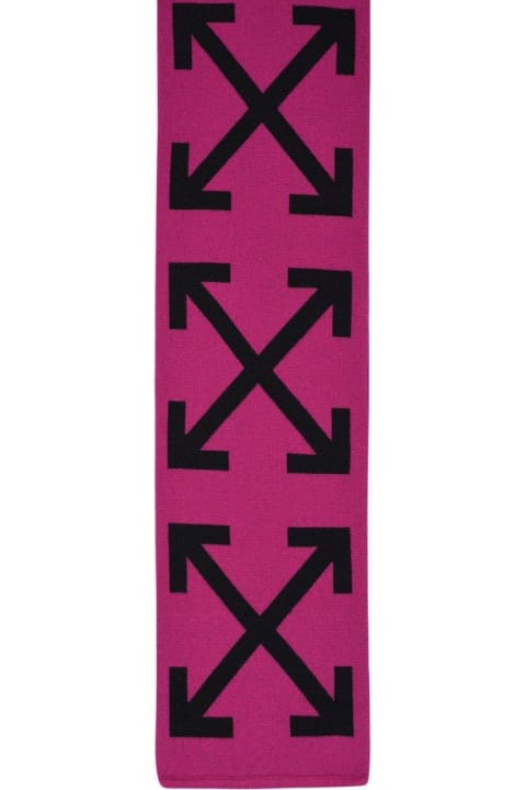 Accessories & Gifts for Girls Off-White Arrows Intarsia Scarf
