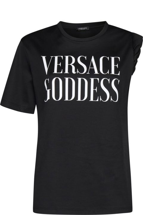 Versace for Women Versace Printed Cotton T-shirt