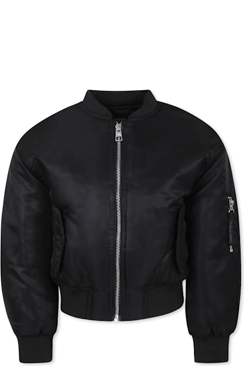 Calvin Klein معاطف وجواكت لـ أولاد Calvin Klein Black Jacket For Boy