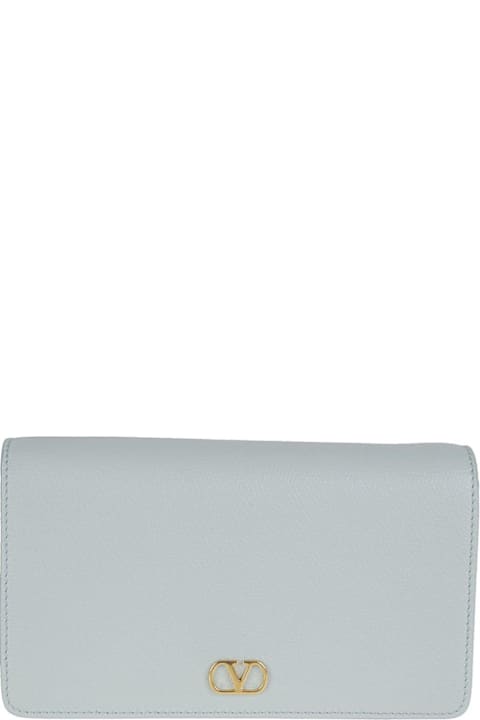 Clutches for Women Valentino Garavani Vlogo Plaque Foldover Top Mini Shoulder Bag
