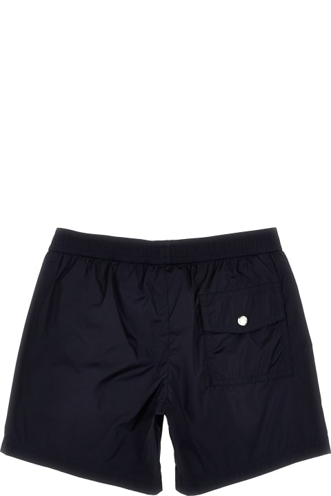 Fashion for Boys Moncler Logo Patch Swim Shorts