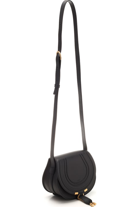Totes for Women Chloé Black 'marcie' Cross-body Bag