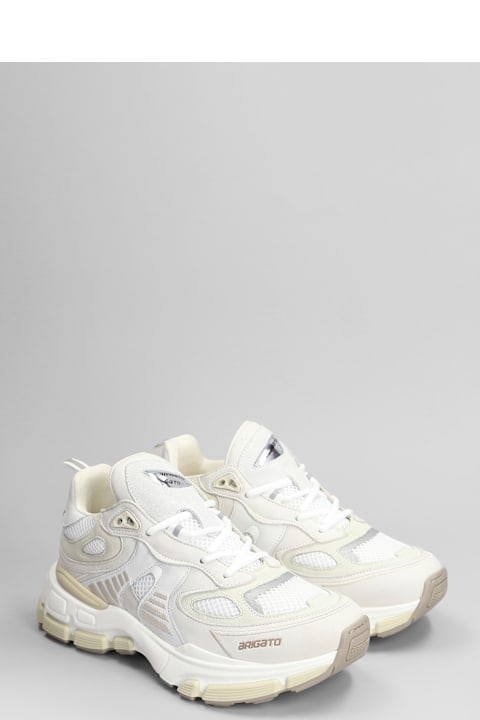 Axel Arigato Shoes for Women Axel Arigato Sphere Runner Sneakers In Grey Leather And Fabric