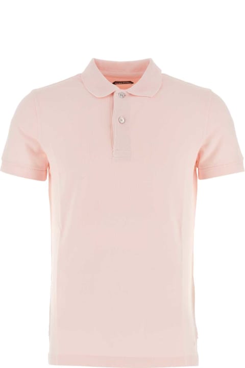 Clothing for Men Tom Ford Pink Piquet Polo Shirt