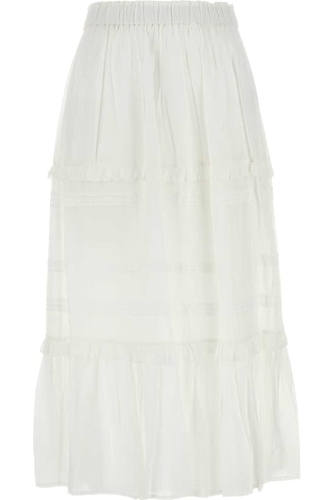 Marant Étoile Skirts for Women Marant Étoile White Cotton Blend Diya Skirt