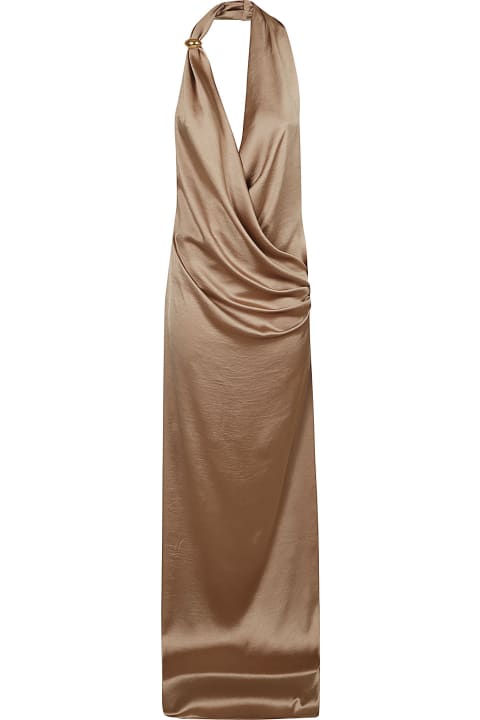 Blumarine Dresses for Women Blumarine Halter Neck Long Dress