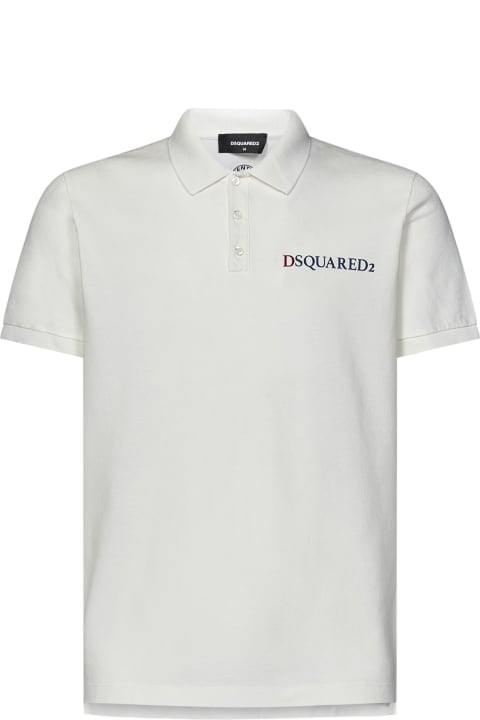 Dsquared2 Topwear for Men Dsquared2 Backdoor Access Tennis Fit Polo Shirt