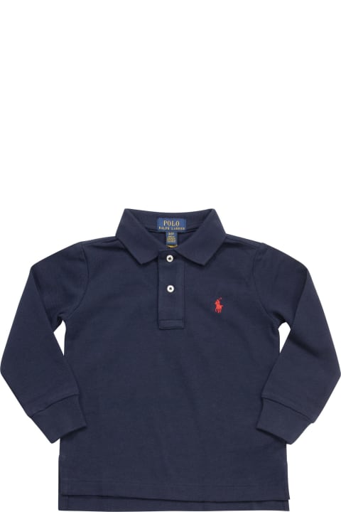 ウィメンズ新着アイテム Polo Ralph Lauren Long-sleeved Pique Polo Shirt