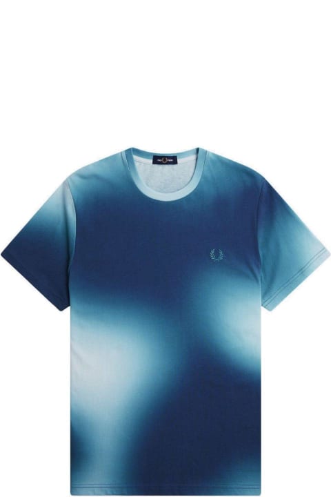 Fred Perry for Men Fred Perry Tie-dyed Crewneck T-shirt