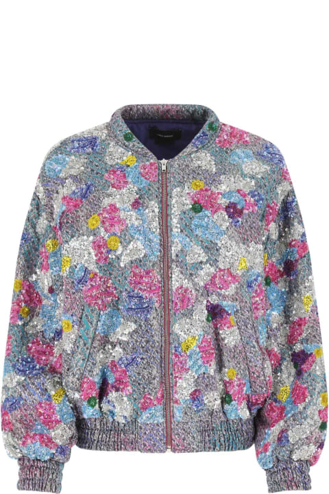 Isabel Marant Coats & Jackets for Women Isabel Marant Embellished Silk Blend Adeline Jacket